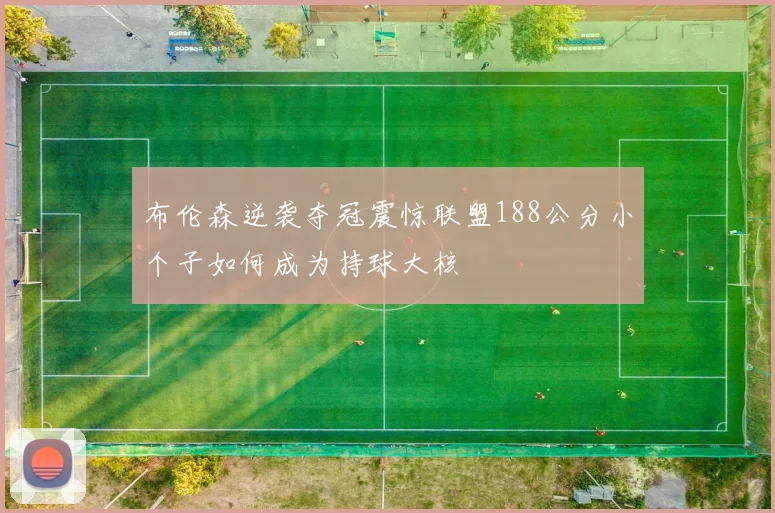 布伦森逆袭夺冠震惊联盟188公分小个子如何成为持球大核